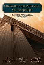 Microeconometrics of Banking Methods, Applications, and Results