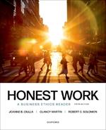 Honest Work: A Business Ethics Reader