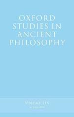 Oxford Studies in Ancient Philosophy, Volume 59