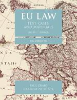 EU Law: Text, Cases, and Materials UK Version