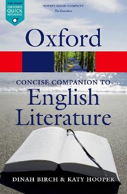 The Concise Oxford Companion to English Literature - cover