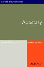 Apostasy: Oxford Bibliographies Online Research Guide