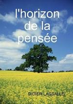 l'horizon de la pensee