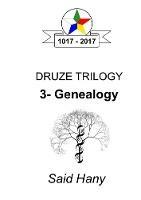 The Druze Trilogy: Genealogy