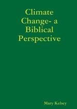 Climate Change- a Biblical Perspective