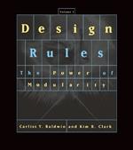 Design Rules: The Power of Modularity