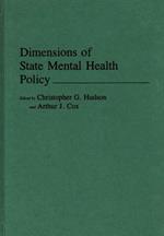 Dimensions of State Mental Health Policy