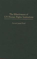 The Effectiveness of UN Human Rights Institutions