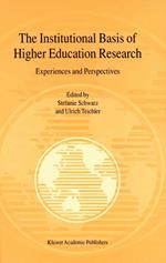 The Institutional Basis of Higher Education Research