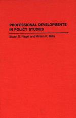 Professional Developments in Policy Studies