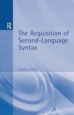 Acquisition of Second Language Syntax