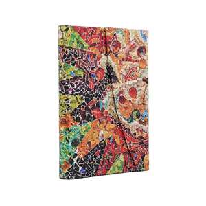 Cartoleria Agenda 2027 18 mesi, Gaudis Mosaics, Mini, Horizontal Paperblanks