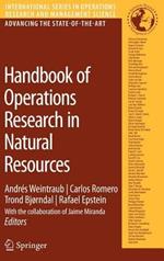 Handbook of Operations Research in Natural Resources