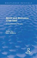 Novel and Romance 1700-1800 (Routledge Revivals): A Documentary Record