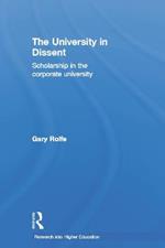 The University in Dissent: Scholarship in the corporate university