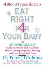 Eat Right for Your Baby: The Individualised Guide to Fertility and Maximum Health During Pregnancy Nursing and Your Babys First Year.