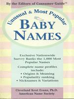 Unusual & Most Popular Baby Names