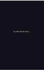 little black book: little black book writing journal