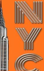 Iconic New York City Chrysler Building $ir Michael designer creative drawing journal: NYC