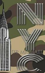 Iconic Chrysler Building New York City camouflage Sir Michael Huhn Artist Drawing Journal: Iconic Chrysler Building New York City Sir Michael Huhn Artist Drawing Journal