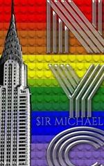 Rainbow pride Flag Iconic Chrysler Building New York City Sir Michael Huhn Artist Drawing Journal: Chrysler Building New York City Sir Michael Huhn Artist Drawing Journal