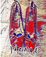 Manica Red Pumps Clinton in Blue Dress creative Journal coloring book: Manica creative journal