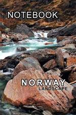 Norway Notebook: Notebook Landscape from Norway