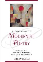 A Companion to Modernist Poetry