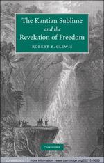 The Kantian Sublime and the Revelation of Freedom