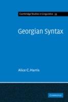 Georgian Syntax: A Study in Relational Grammar - Alice C. Harris - cover