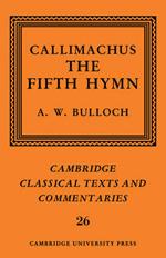 Callimachus: The Fifth Hymn: The Bath of Pallas