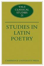 Studies in Latin Poetry