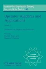 Operator Algebras and Applications: Volume 2