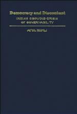 Democracy and Discontent: India's Growing Crisis of Governability