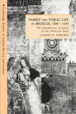 Family and Public Life in Brescia, 1580-1650: The Foundations of Power in the Venetian State