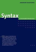 Syntax: A Minimalist Introduction