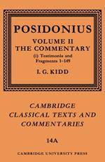 Posidonius: Volume 2, Commentary, Part 1