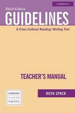 Guidelines Teacher's Manual: A Cross-Cultural Reading/Writing Text