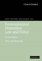 Environmental Protection, Law and Policy: Text and Materials