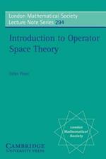 Introduction to Operator Space Theory