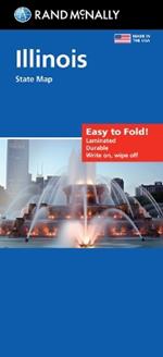 Rand McNally Easy to Fold: Illinois State Laminated Map