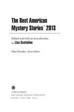 The Best American Mystery Stories 2013