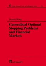 Generalized Optimal Stopping Problems and Financial Markets