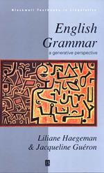 English Grammar: A Generative Perspective