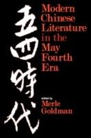 Modern Chinese Literature in the May Fourth Era