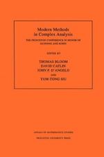 Modern Methods in Complex Analysis (AM-137), Volume 137: The Princeton Conference in Honor of Gunning and Kohn. (AM-137)