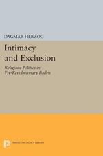 Intimacy and Exclusion: Religious Politics in Pre-Revolutionary Baden