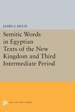 Semitic Words in Egyptian Texts of the New Kingdom and Third Intermediate Period