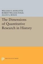 The Dimensions of Quantitative Research in History