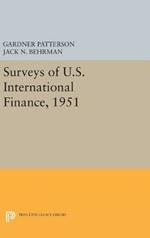 Surveys of U.S. International Finance, 1951